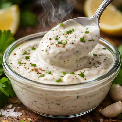 Image of Old Fashioned Sour Cream Salad Dressing