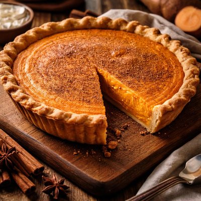 Image of Old Fashioned Sweet Potato Pie Made Easy