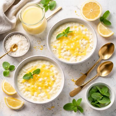 Image of Old Fashioned Tapioca with Lemon Sauce