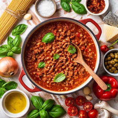 Image of Old Italian Smokey Spaghetti Sauce