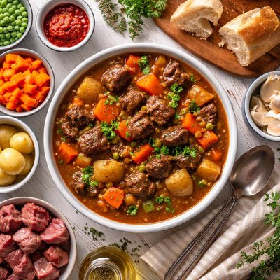 Image of Old Time Beef Stew Paula Deen