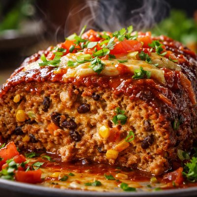 Image of Ole Crock Pot Enchilada Meatloaf