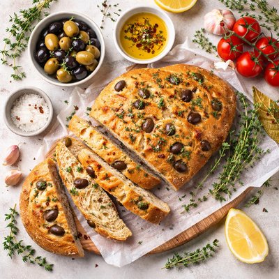 Image of Olive and Thyme Bread