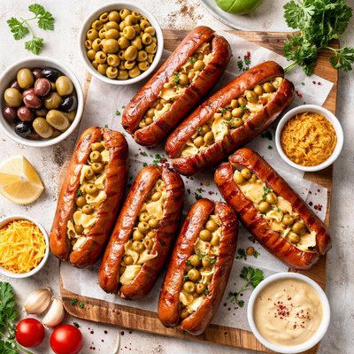 Image of Olive Cheese Stuffed Franks