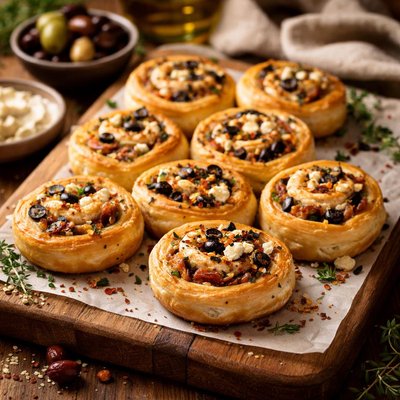 Image of Olive Feta Pinwheels