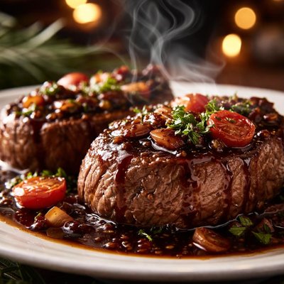 Image of Olive Garden Beef Filets in Balsamic Sauce