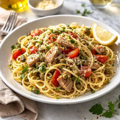 Image of Olive Garden Spaghettini with Tuna