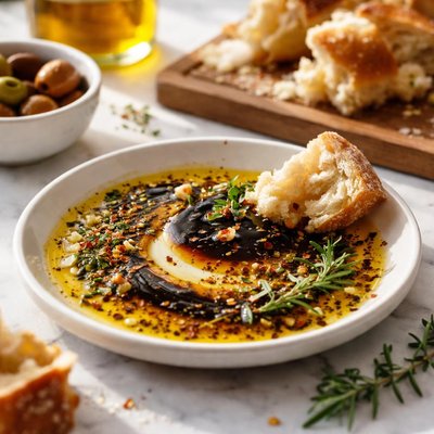 Image of Olive Oil and Balsamic Bread Dip