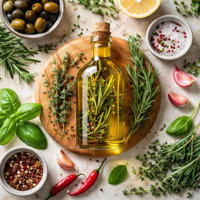 Image of Olive Oil with Herbs
