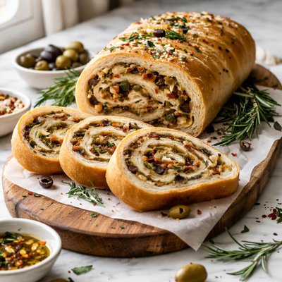 Image of Olive Pinwheel Bread
