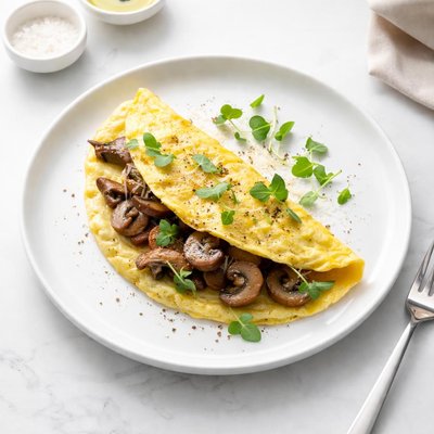 Image of Omelette with Mushrooms for One