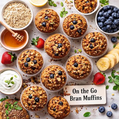 Image of On the Go Bran Muffins