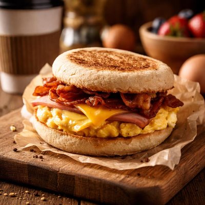Image of On the Go Breakfast Sandwich