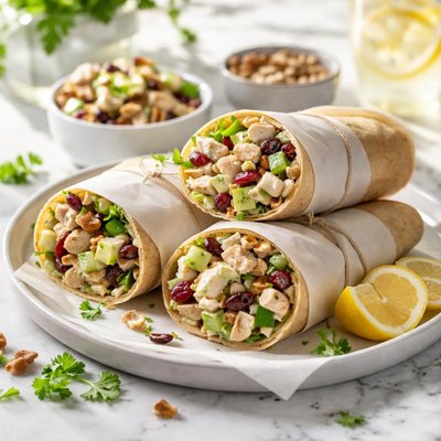 Image of On the Go Chicken Salad Wraps