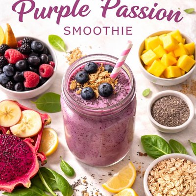 Image of On the Go Purple Passion Smoothie