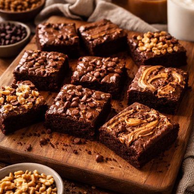 Image of One Bowl Brownies with Variations