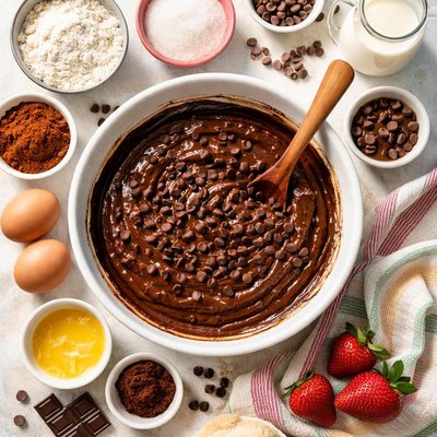 Image of One Bowl Chocolate Cake