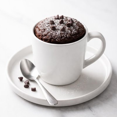 Image of One Minute Chocolate Cake in a Mug