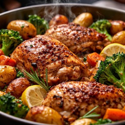 Image of One Pan Chicken Dinner