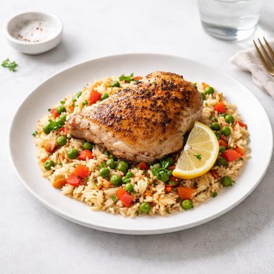 Image of One Pan Chicken Rice