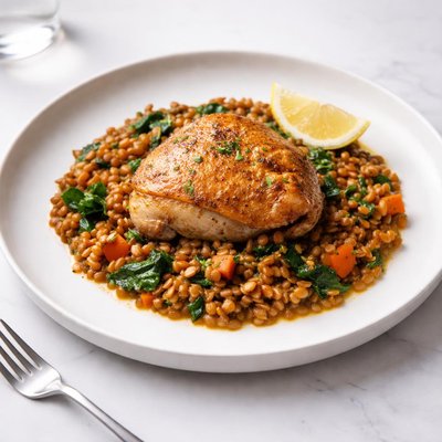 Image of One Pot Lentil Chicken