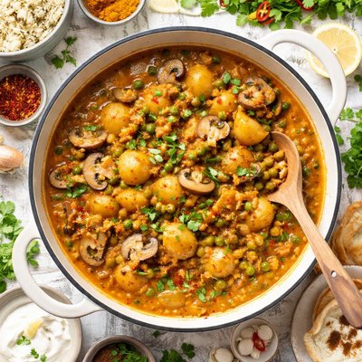 Image of One Pot Mushroom and Potato Curry