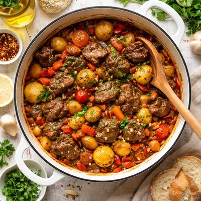 Image of One Pot Oven Baked Beef