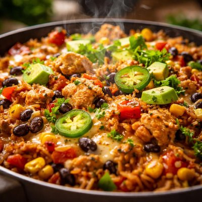 Image of One Pot Southwestern Chicken Casserole