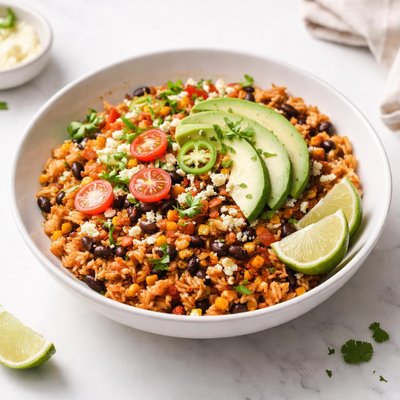 Image of One Pot Spicy Turkey Rice Taco Bowl
