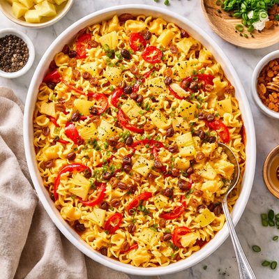 Image of One Pot Sweet and Peppery Noodle Kugel