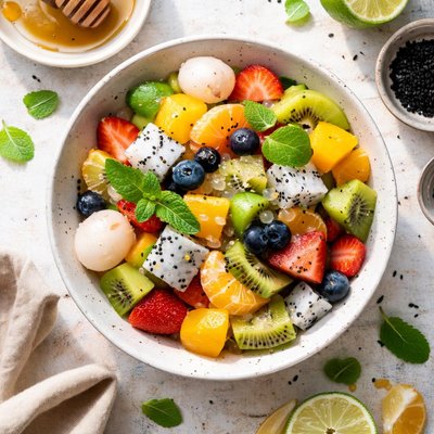 Image of One Serving Asian Fruit Salad