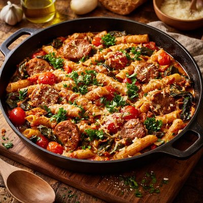 Image of One Skillet Italian Meal
