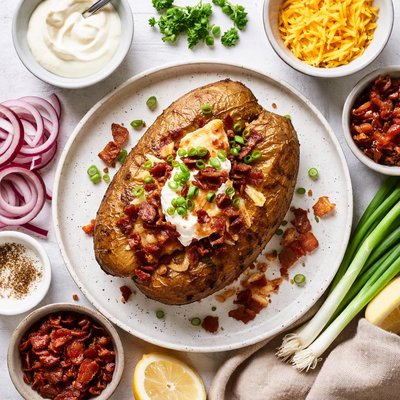 Image of Onion Baked Potato