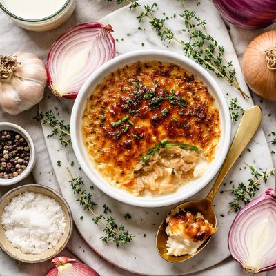 Image of Onion Creme Brulee