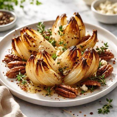 Image of Onion Flowers with Pecans