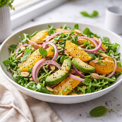 Image of Onion N Orange Green Salad