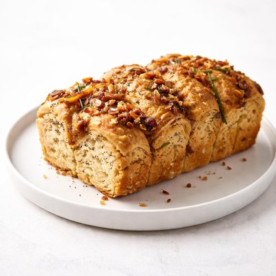 Image of Onion Poppy Seed Biscuit Loaf