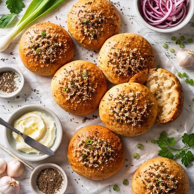 Image of Onion Rye Rounds