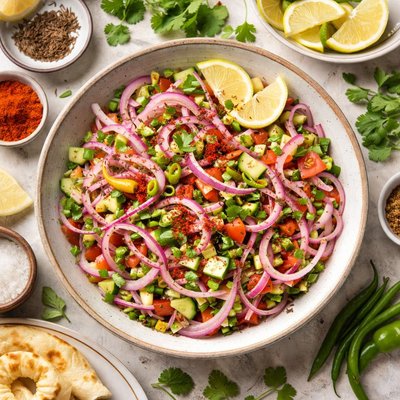 Image of Onion Salad Indian Inspired