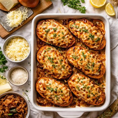 Image of Onion Sandwich Au Gratin