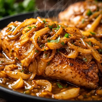 Image of Onion Smothered Chicken