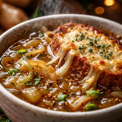 Image of Onion Soup with a Twist
