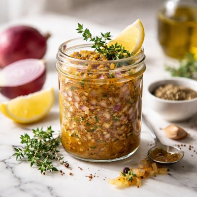 Image of Whole30 Onion Vinaigrette