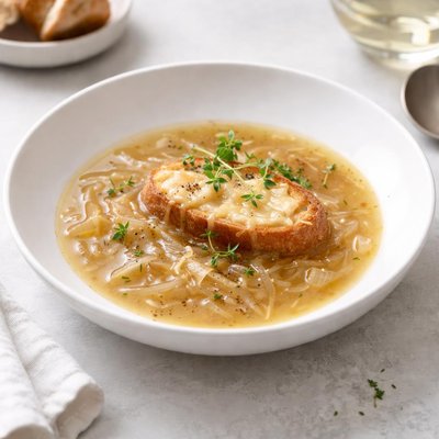 Image of Onion White Wine Soup