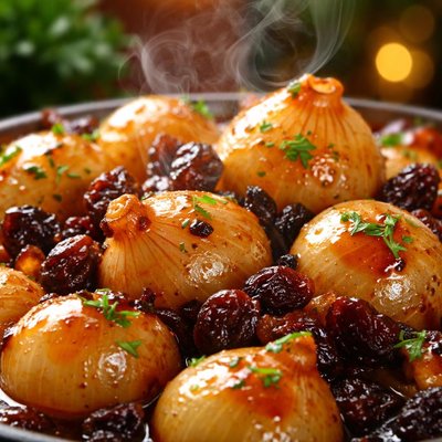 Image of Onions in Raisin Sauce