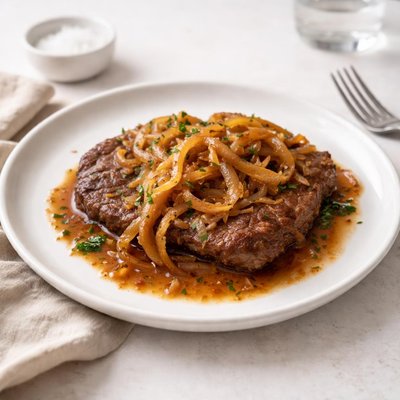 Image of Oniony Braised Round Steak