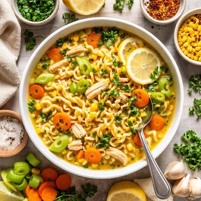 Image of Oodles of Noodles Chicken Soup