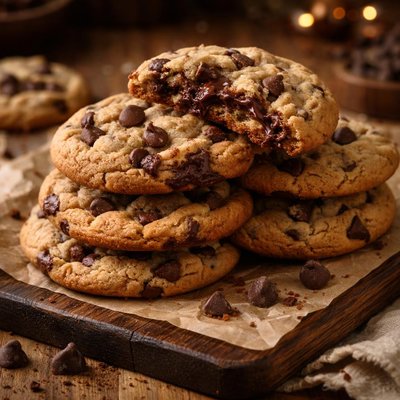 Image of Ooey Gooey Chewy Chocolate Chip Cookies