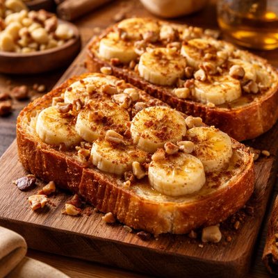 Image of Oooey Gooey Incredibly Yummy Banana Cinnamon Toast