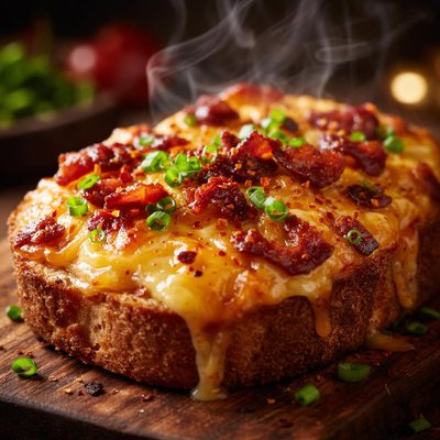 Image of Open Face Cheddar Broil